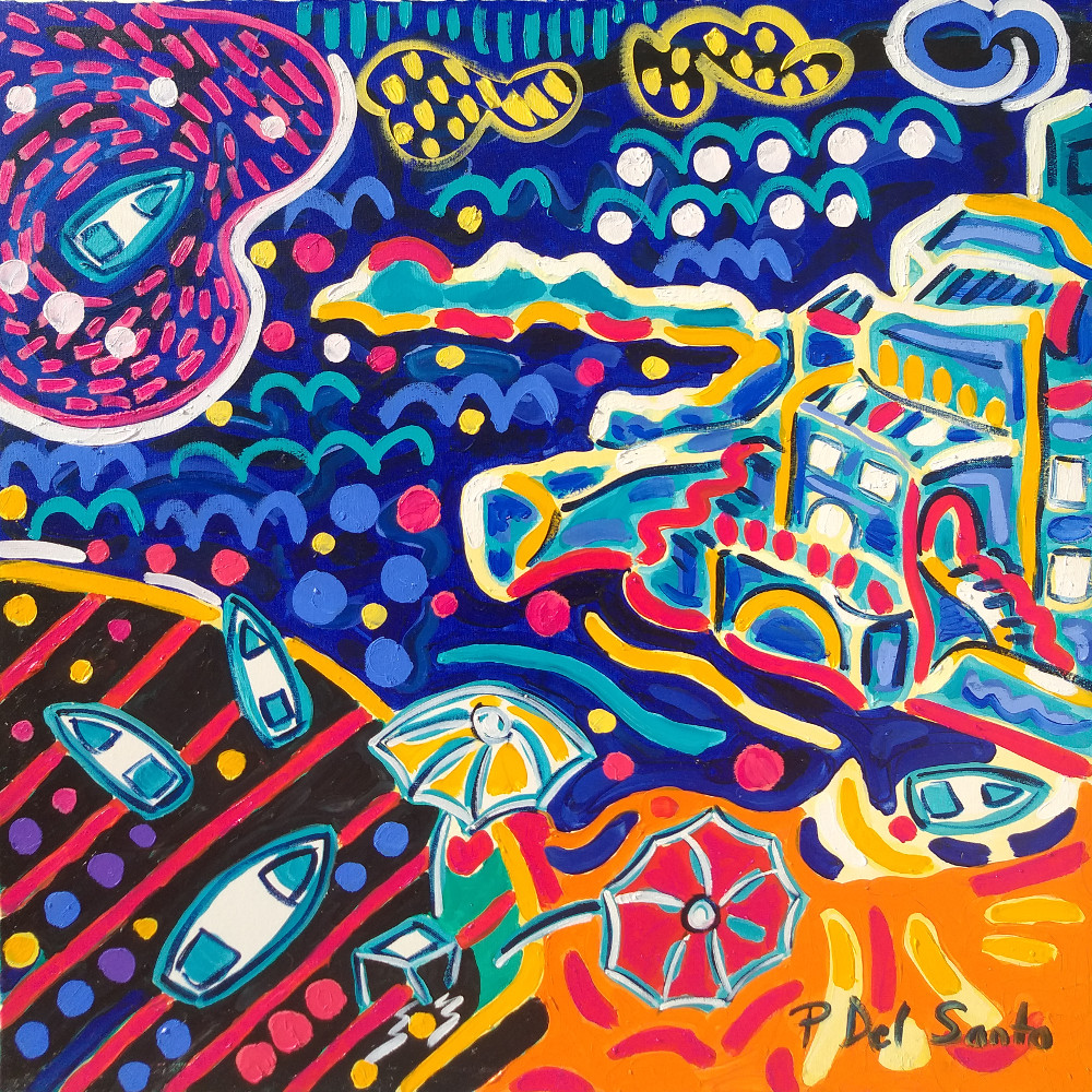 Del Santo Patrizio, marina di Tellaro, fatta in Agosto in una giornata soleggiata