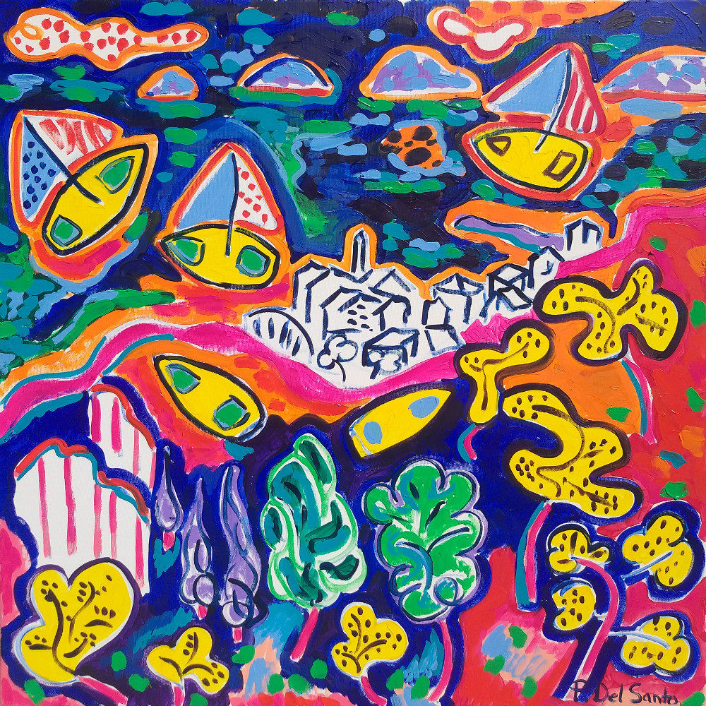 Del Santo Patrizio, Tellaro vista da Zanego