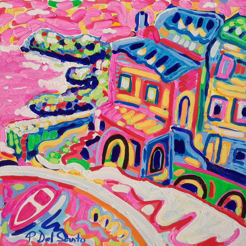 Del Santo Patrizio, marina di Tellaro chiara, fatta con quattro penellate