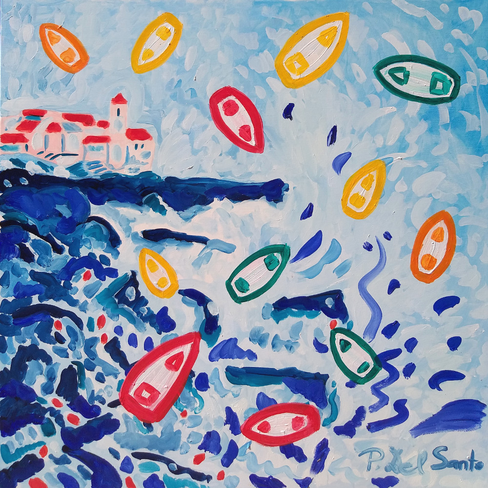 Del Santo Patrizio, tempesta di mare a Tellaro (fatta a Triliano)